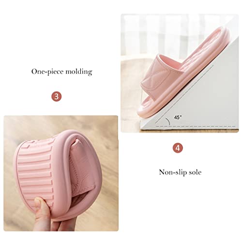 MTFBQ Cloud Slippers for Woman and Men Pillow Slides Sandals Quick Drying Bathroom Slippers Platform Shower Shoes Non-Slip Massage Pool Gym House Spa Slipper Lightweight, Soft and Breathable3