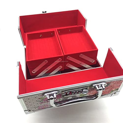Image of Adson Professional Beauty Make Up Cosmetic Vanity Box /Case (White)