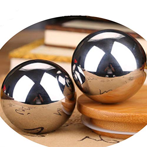 zosenda Roestvrij staal Gazing Ball, Spiegel Gepolijste Holle Bal Reflecterende Tuin Bol, Drijvende Vijver Ballen Naadloze Gazing Globe voor Huis Tuin Ornament Decoraties (10 cm X 2 ST) - Afbeelding 5