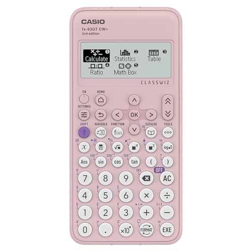 Casio fx 83GTCW+   Calculadora científica Rosa (versión del Reino Unido)   Actualización del Modelo Anterior fx 83GTCW