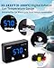 JJCOCO Exhaust Gas Temperature EGT Gauge 1832 ℉ Pyrometer Kit - LED Digital Display with EGT Sensor for Diesel Car Motorcycle ATV