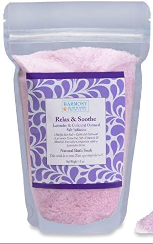 Best Lavender Oatmeal - Bath Sea Salt Mix - Relax
