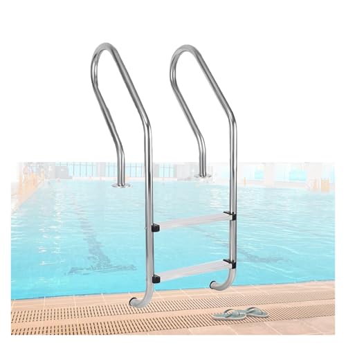 Escalera para piscina de 2 escalones acero inoxidable miniatura 1