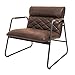 Produktbild Retro Lounge Sessel Mustang Lounger antik braun Esszimmersessel Stuhl Besucherstuhl