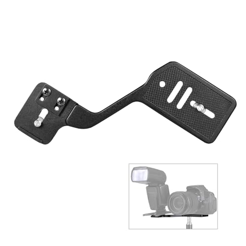 Support de flash en alliage d'aluminium rigide pour appareils photo DSLR