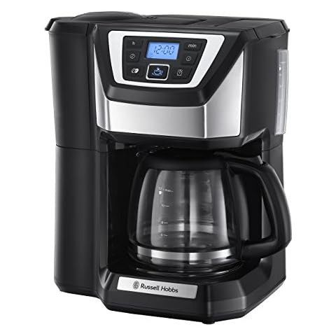 Russell Hobbs Cafetera de Goteo Victory Grind & Brew con Molinillo y Temporizador Programable Cover