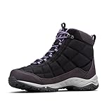 Columbia Firecamp Boot Winterstiefel für Damen, Schwarz (Black x Plum Purple), 39.5 EU