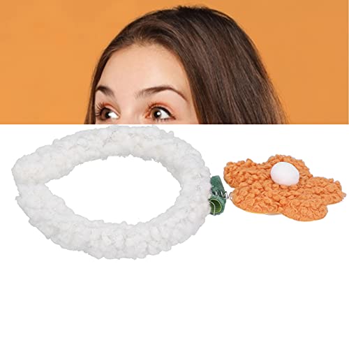 Aro de Cabelo, Material de Tecido Macio Com Flor de Desenho Animado Fixado Firmemente Tiaras para Ma