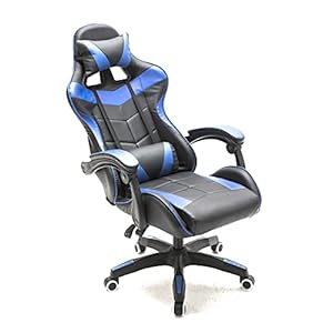 Gamestoel Cyclone tieners – bureaustoel – racing gaming stoel – blauw zwart