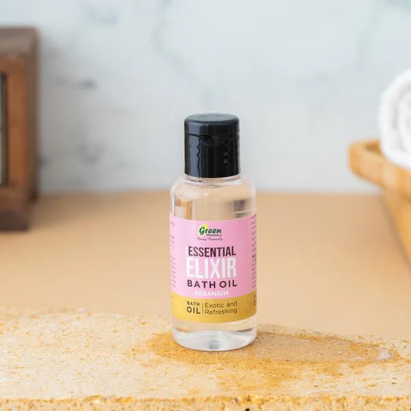 Green Pharmacy Essential Elixir Bath Oil Geranium 50ml-image-7