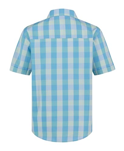 Image of Nautica Boys Short Sleeve Woven Button-Down Shirt. Light Weight & Breathable