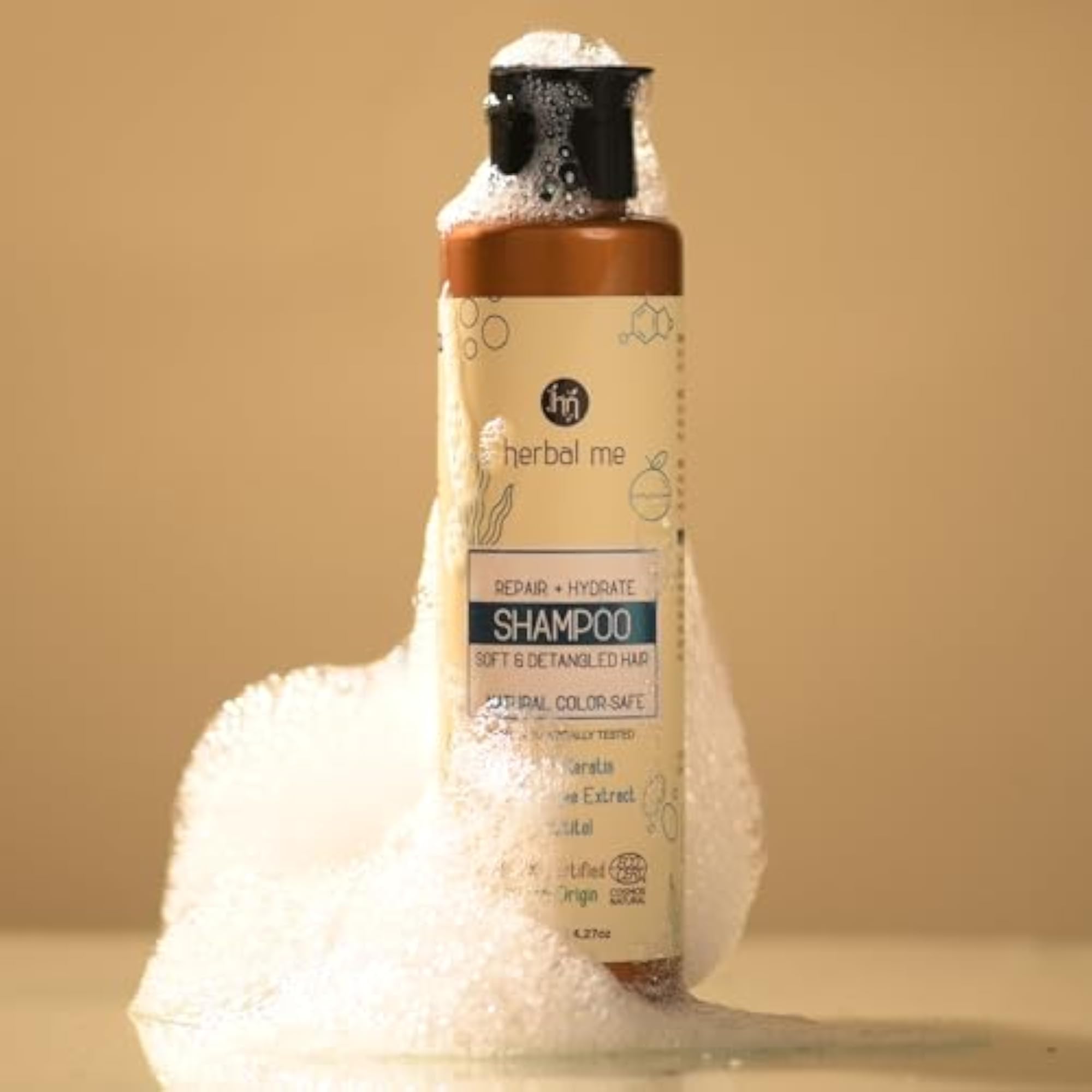 Natural Hair Care Combo Pack Of 2, Soft Black Hair Colour