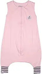 Saco de dormir infantil com pé Suedine Rosa, Lefante, Rosa, 1