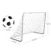 DYNWAVE Portable Soccer Nets Soccer Practice Training Equipment, Mini Soccer Goal Kids Soccer Goals with Soccer Ball for Garden Toy
