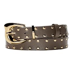 Elephant Grey Belt Gold Buckle