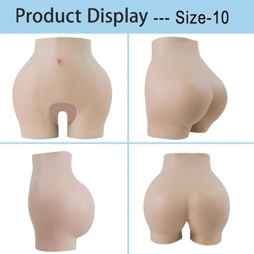 Image of Silicone Panties Buttock Hips Silicone Panty Hip Enhancer Crossdresser Fake Butt Pants For Transgender Drag Queen