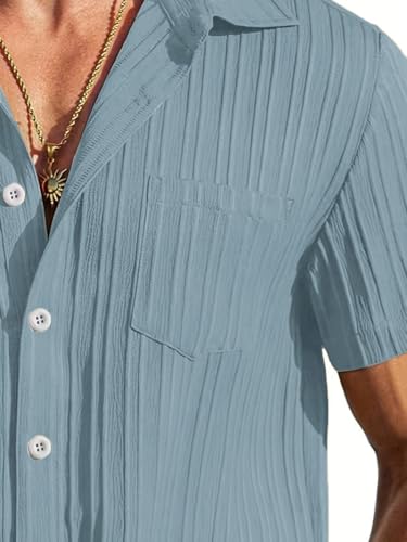 TAGDO® Men's Solid Shirt | Shirt for Man | Mens Casual Shirts (5182)