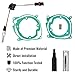 Glow Plug Repair Kit with 4 Gasket Fit for Eberspaecher Airtronic D2 2kw D4 4kw, 12V Parking Heater Maintenance Kit Replace 252069011300 252069100102 252069060001 252069010003