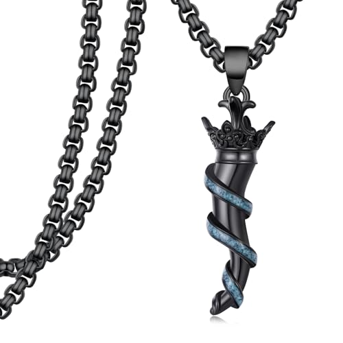 Italian Horn Necklace S925 Sterling Silver Cornicello Pendant Necklace Protection Amulet Jewelry Gifts for Men Women