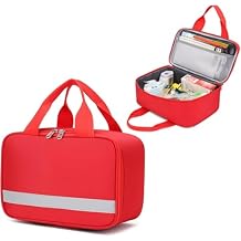 First Aid Kits Bag, Small Portable Emergency Storage Professional Responder Medical for Home Health Care