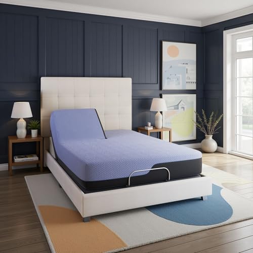 Bridgevine Home Split Flex 6-Layer Hybrid Memory Foam and Coil ...