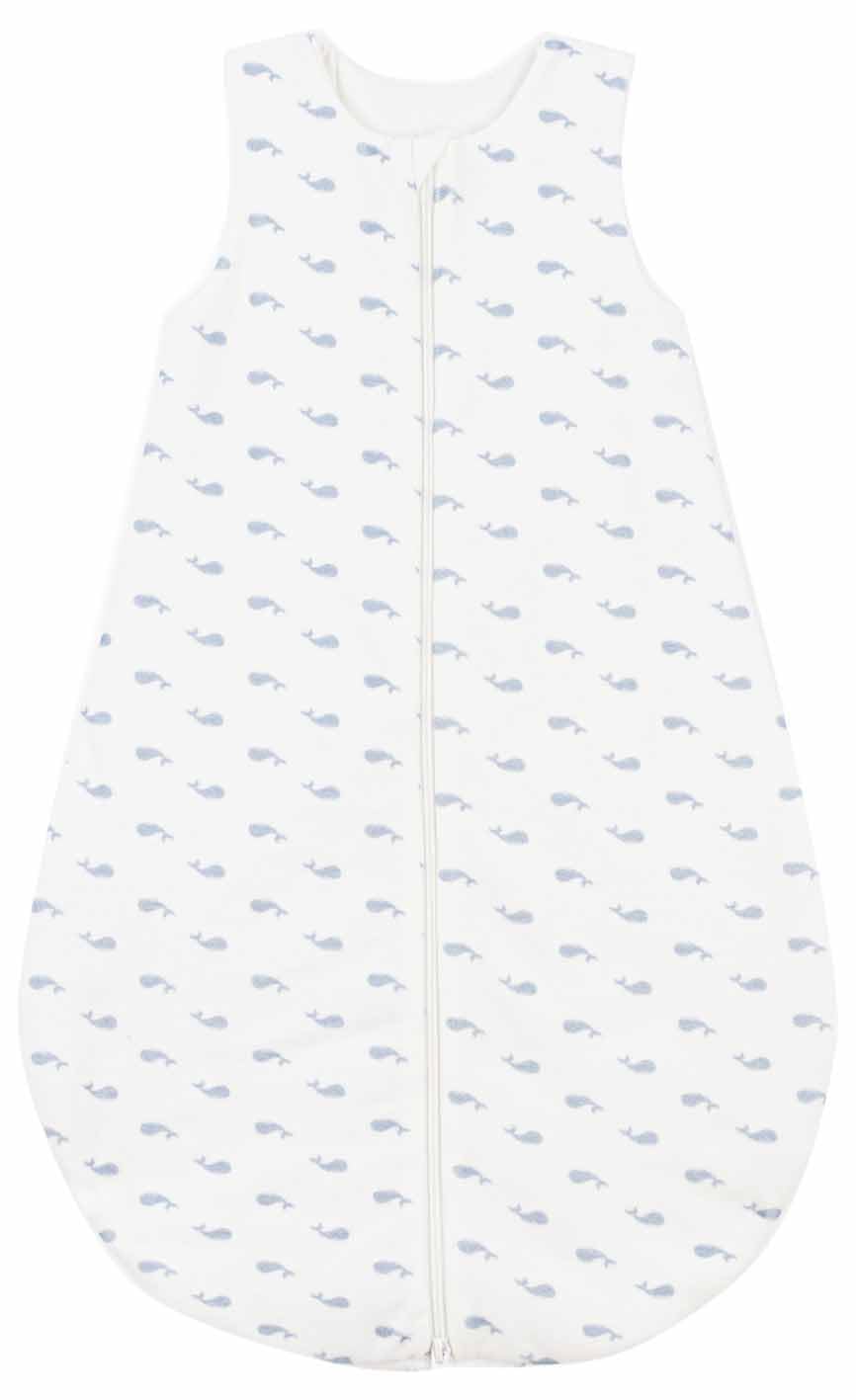 Petit Bateau Gigoteuse Bébé en Velours Imprimé Baleines Tog 3 Apparel Mixte bébé (lot de 1)
