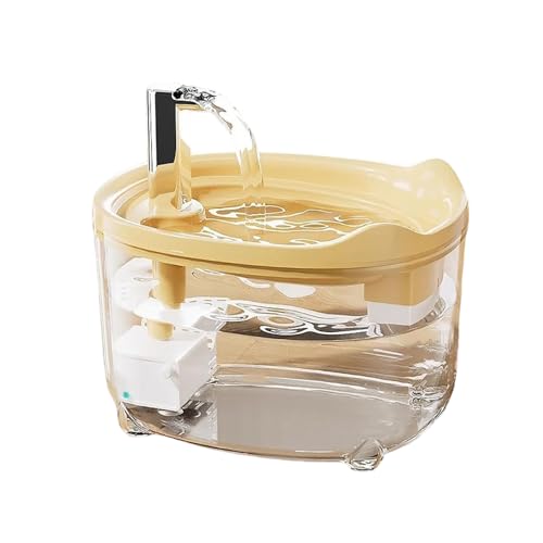 3層ふるいペットウォータースプリングトムキャッティと小型犬静かな動作50.72オンス容量自動シャットアウェイ滑り止めベース簡単洗浄エネルギー効率の良いペット水