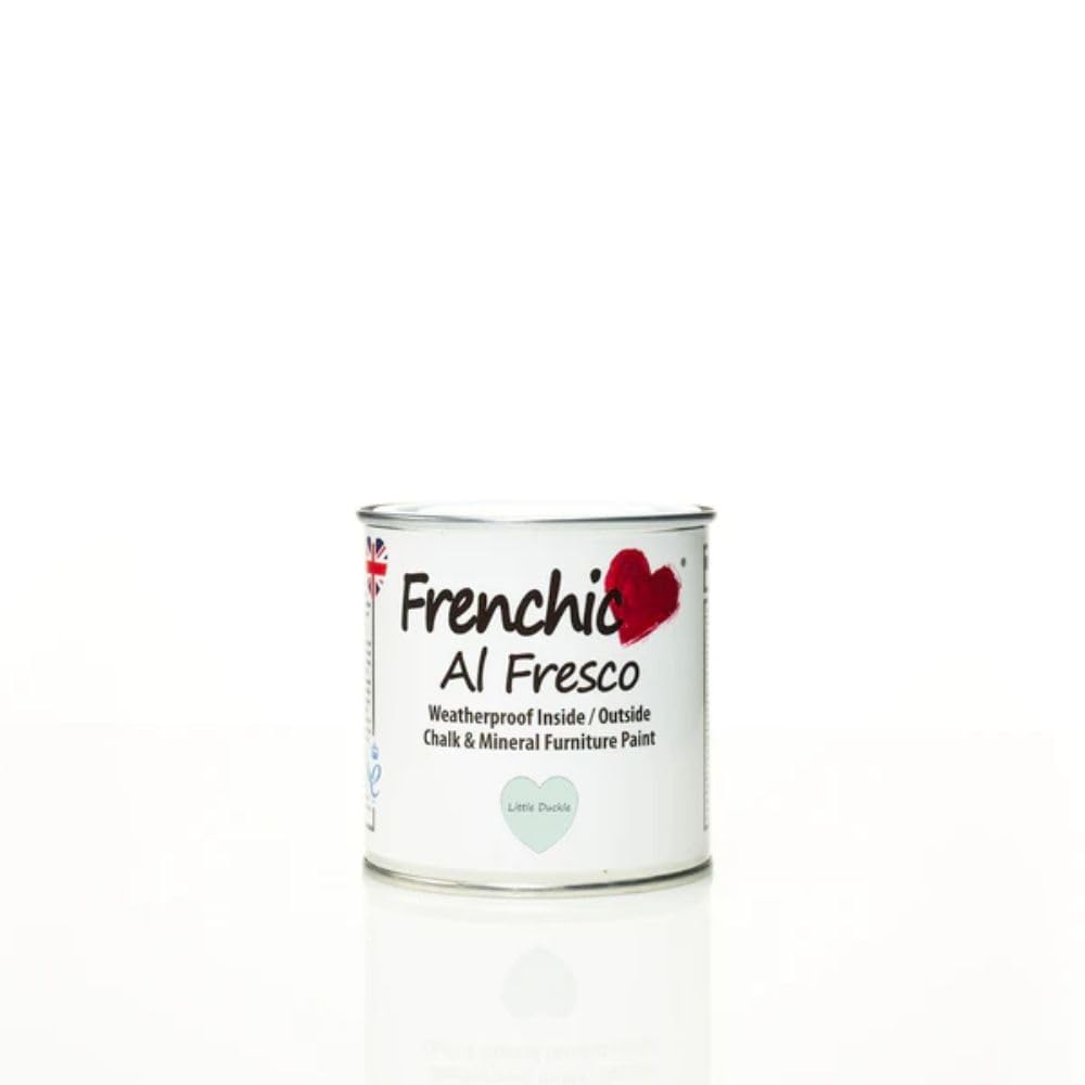 Frenchic Pale, Duck Egg Green With Just A Hint Of Grey In Its Base Little Duckle - Al Fresco Weatherproof Inside & Outside Chalk Paint - 250Ml