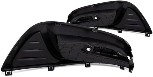 Miniatura 6 de Para Honda Civic - Cubierta de luz antiniebla 2013 2014 2015 para el lado del conductor y del pasajero  Negro texturizado  Sedán  HO1038113 +