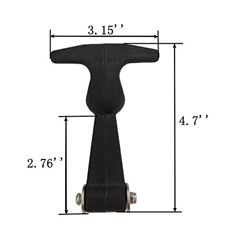 Creatyi LK21891 4 Packs Rubber Flexible Hasp T-Handle Draw Latches thumb #1