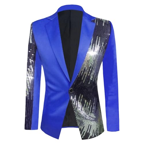 Blazer de smoking paillettes homme coupe ajustée moderne