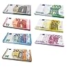 Scratch Cash Bundle Euro Pengar att Spela 75% Reducerad Storlek J mf rt Med Riktiga Pengar 175 sedlar 7 Stycken 25 x   5 10 20 50 100 200 Och 500