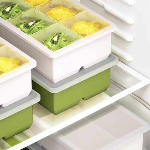 Molde de silicona para cubos de hielo con tapa miniatura 7