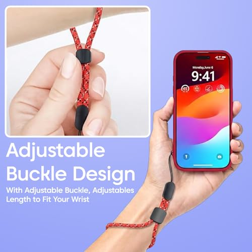 Image of Sounce Adjustable Nylon Lanyard Universal Neck and Wrist Strap, Compatible with all Mobile Phones, Secure Anti Drop, Durable, Lightweight