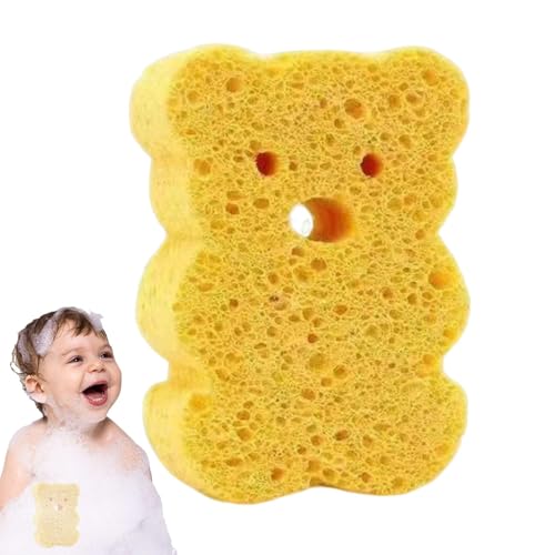 Esponja de baño para bebés - Esponja de baño para niños pequeños, depurador de gel de baño | Esponja de ducha removedora de piel muerta, lindo cepillo de ducha, suministros de baño para bebé