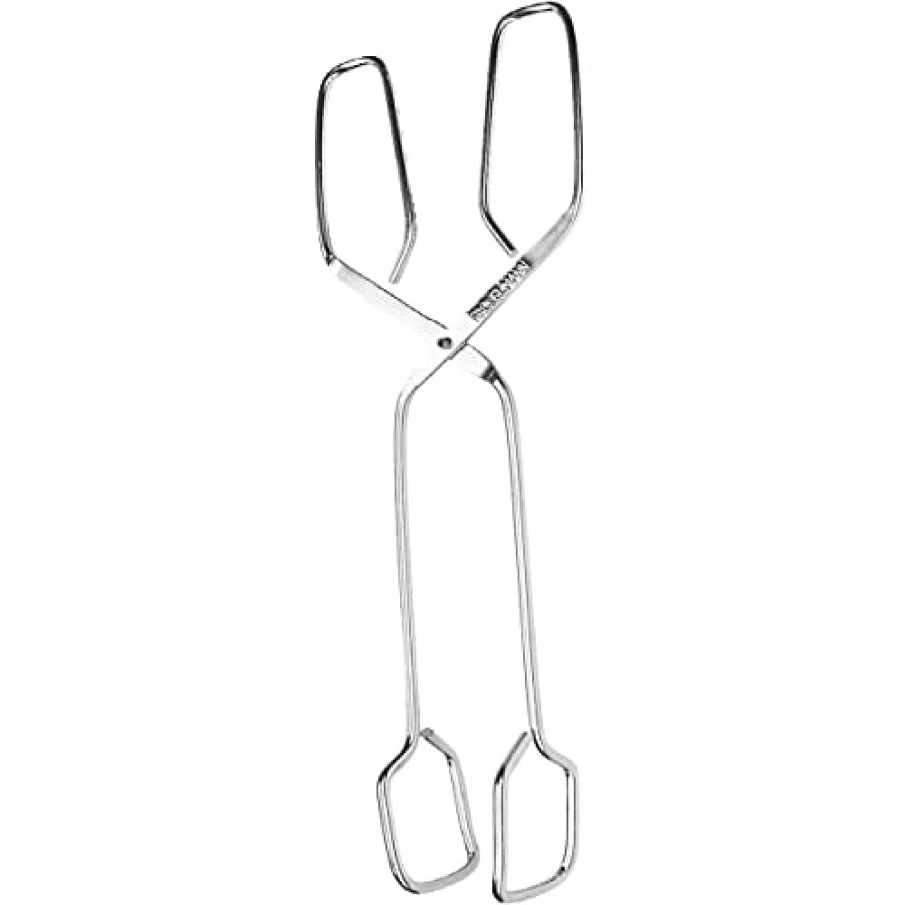Fackelmann Stainless Steel Tongs, Silver, 11.4-Inch