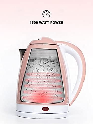 El hervidor eléctrico rápido 2L 1500W hierve el Agua rápidamente Apagado automático con Cable portátil para el Ahorro de energía de los Viajes de la Oficina en casa