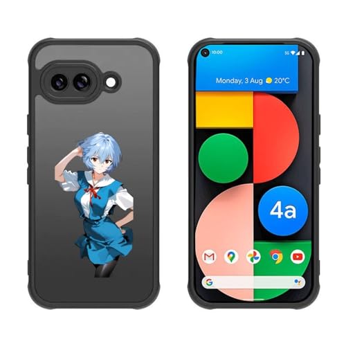 綾波 レイ Google Pixel 7A/8A/9A ケース スマホケース 携帯カバー レンズ保護 電話カバー 互換性のある 兼用性 手触りが良い 軽量 薄型 防塵 滑り止め 指紋防止 耐衝撃 全面保護 脱着簡単