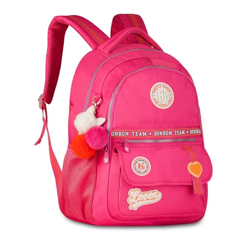 Mochila Escolar de Costas Rebecca Bonbon College RB24005 (Rosa)