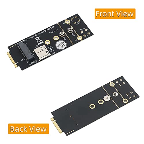 Adaptateur M.2 Key B avec emplacement carte SIM pour module 4G 5G HLT - 6