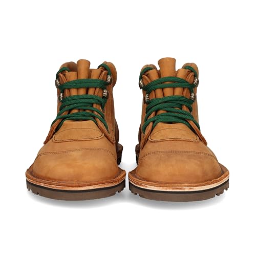 Image of JIM GREEN Men's Barefoot African Ranger Boots Lace-Up Water Resistant Full Grain Leather Work or Hiking Boot
