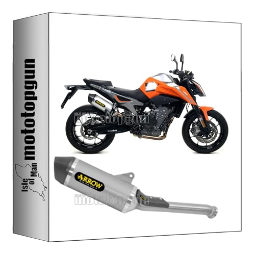 Échappement Arrow Race-Tech alu pour KTM 790 Duke sur routes sinueuses