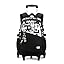 A005# Black+white Letter-6 Wheels
