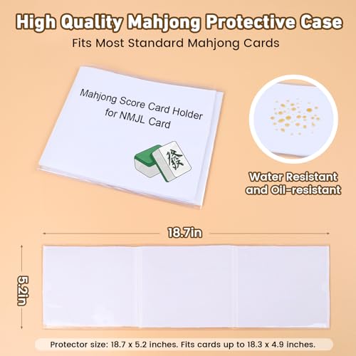 Set de 4 Porta Cartas Mahjong y 320 Notas de Reglas miniatura 6