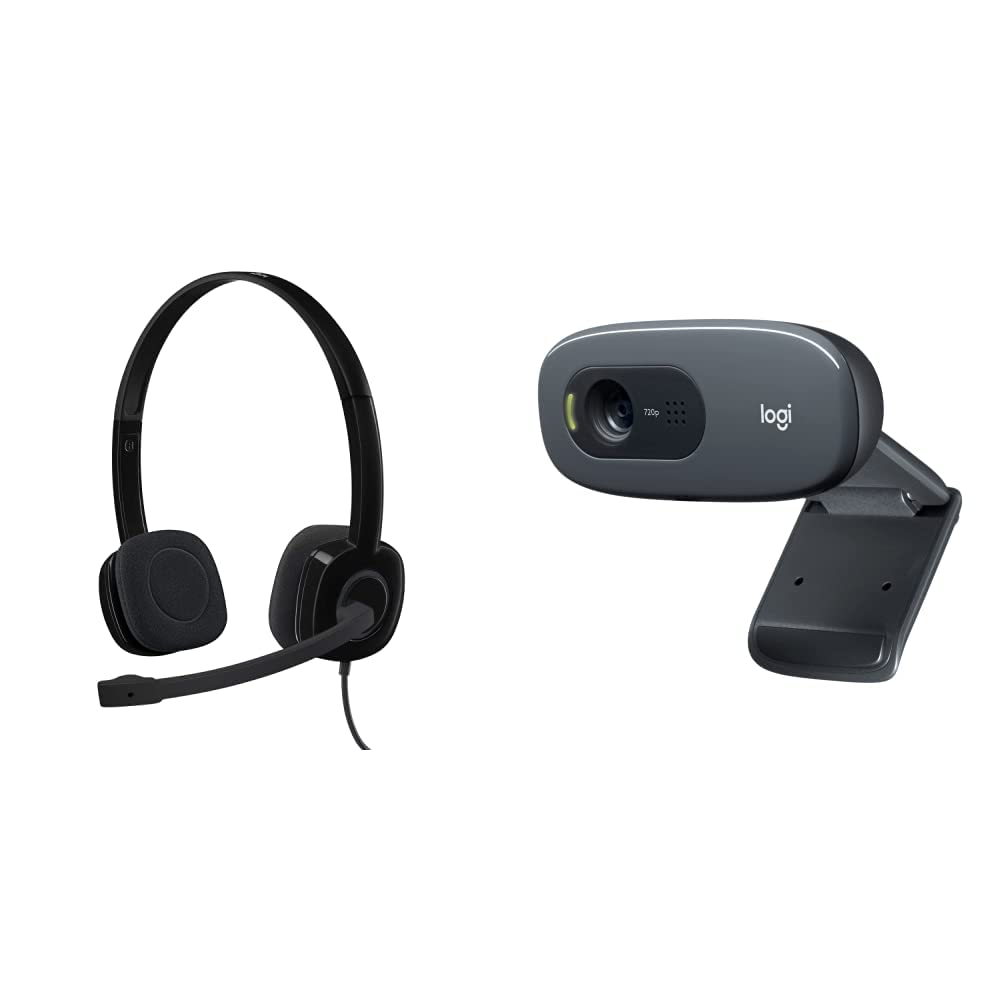 cuffie logiche wired h151 con microfono swivel noise cancelling