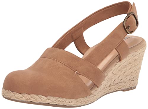 Easy Street Sandalia de cuña Stargaze para mujer, marrón claro, 37 EU Ancho