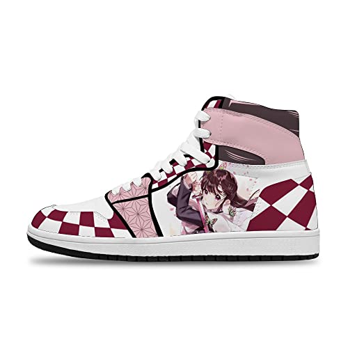 Chaussures de basketball imprimées anime avec design personnalisé et confort respirant 39 EU