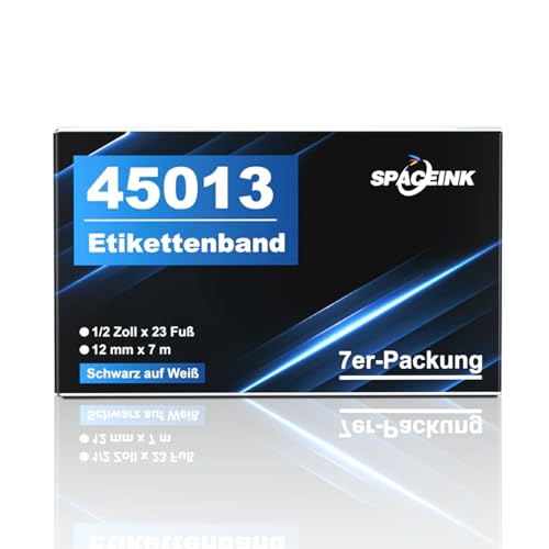 Rubans d'étiquettes 45013 lot de 7 pour en finir avec le désordre des dossiers