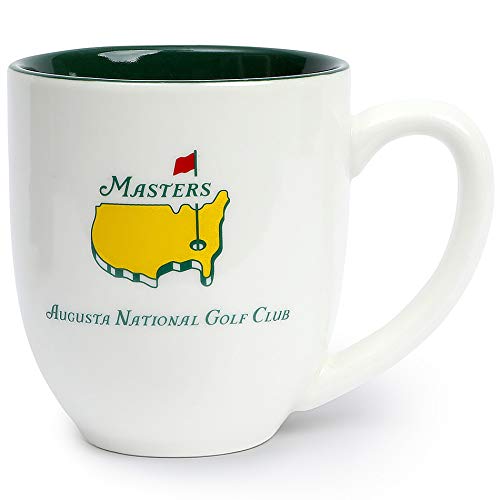 Authentic Masters Coffee Mug | 12 Ounce Capacity | Available in Green & White | Bought at Tournament Merchandise Store