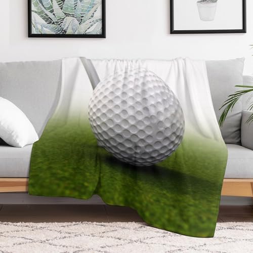 Couverture en flanelle de golf idéale pour vos soirées cocooning et voyages